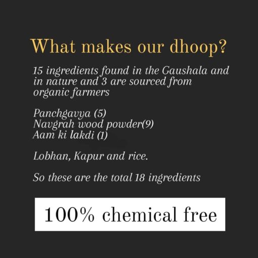 Vel dhoop ingredients